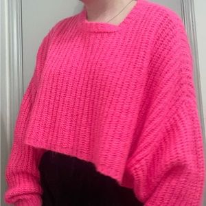 Forever 21 Hot Pink Sweater